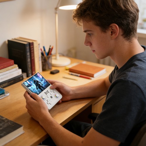Handheld game console - handheld,