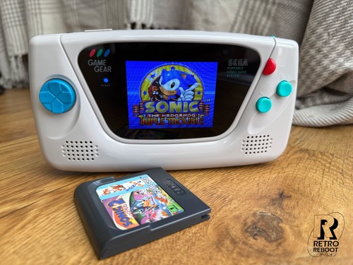 Sega game gear grau custom - game,
