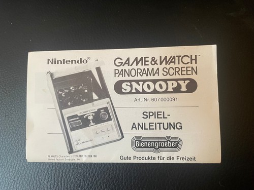Nintendo game watch panorama - &,