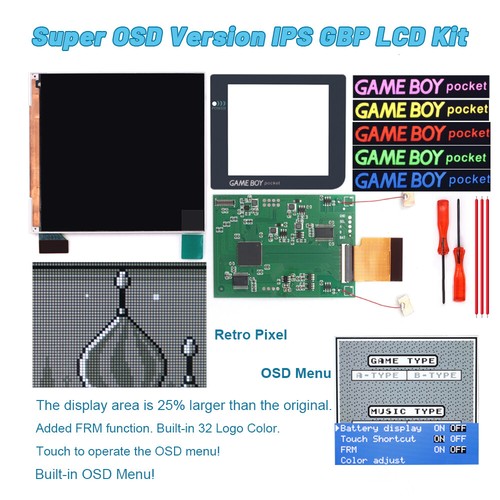 Game boy pocket - game, backlight
