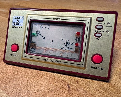 Nintendo game watch chef - &,