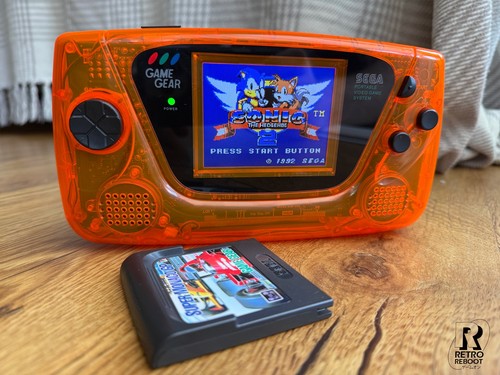Sega game gear orange - game,